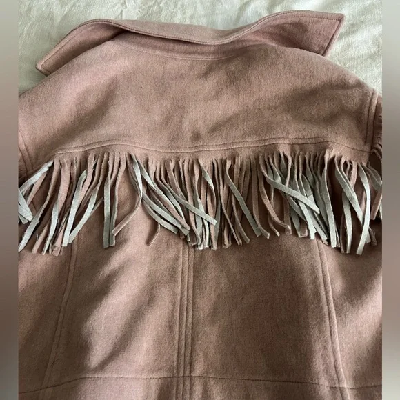 NWOT Coachella Fringe Western Cropped Jacket Medium - Picture 5 of 5